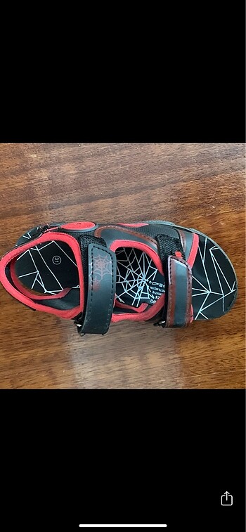 31 Beden siyah Renk LCW Spiderman Erkek Çocuk Sandalet 31 numara