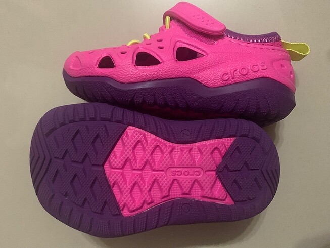 24 Beden pembe Renk Crocks Swiftwater Play Shoes Kız çocuk C7(23-24 numara) ayakkabı