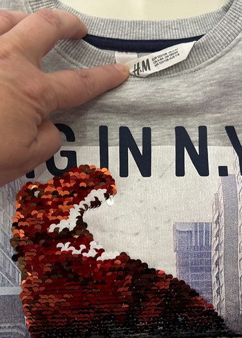 H&M Erkek Çocuk Sweatshirt 6-8 yaş - Görsel 4