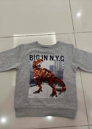 H&M Erkek Çocuk Sweatshirt 6-8 yaş - Görsel 2