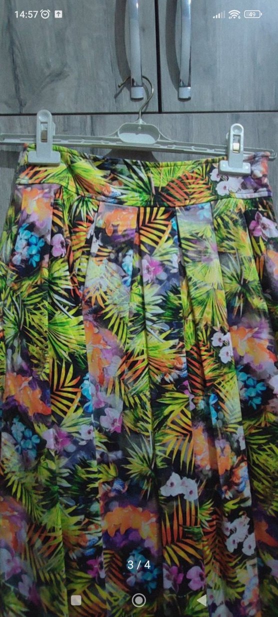 Renkli Pilili  Kadın Etek - Görsel 3