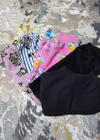 Renkli Kız Çocuk Taytları Elastik Bel - Görsel 2