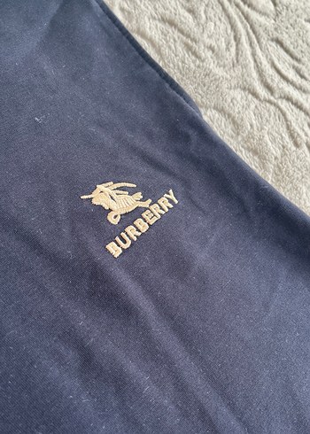 Burberry Kadın vintage y2k Lacivert Denim Eşofman Altı
