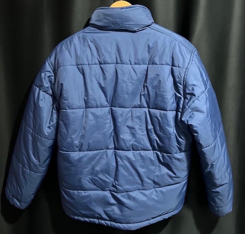 Vintage Jimmy Key Puffer Mont Lacivert - Görsel 2