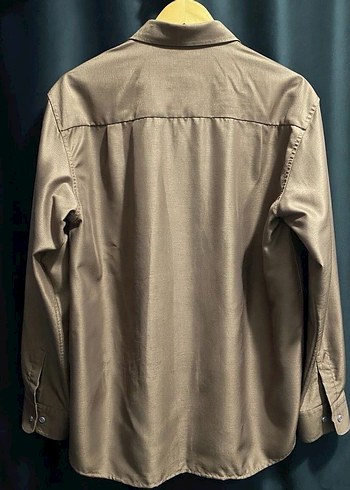 Vintage D&G Erkek Bej Düğmeli Uzun Kollu Gömlek - Görsel 2