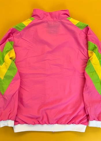 Rare Vintage 80s/90s Neon Yağmurluk - Görsel 2