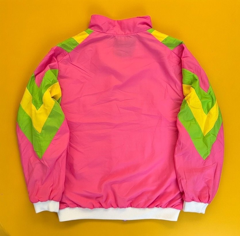 Rare Vintage 80s/90s Neon Yağmurluk - Görsel 2