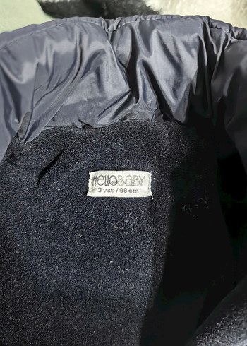 Hello baby Kız/Erkek Çocuk Lacivert Fermuarlı Mont - Görsel 3