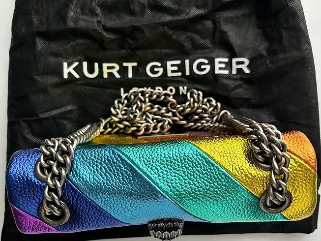  Beden çeşitli Renk Kurt Gieger London Rainbow Çanta