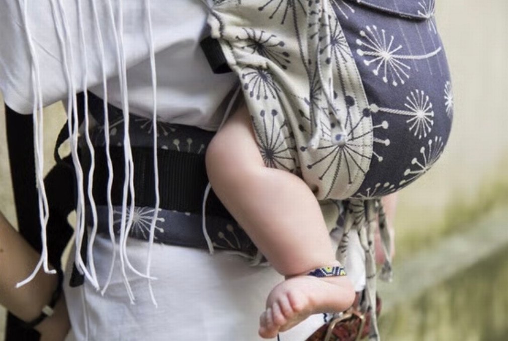 Huggberry Gri Desenli Bebek Kanguru - Görsel 2