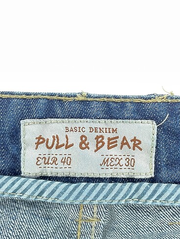 40 Beden mavi Renk Pull and Bear Jean / Kot %70 İndirimli.