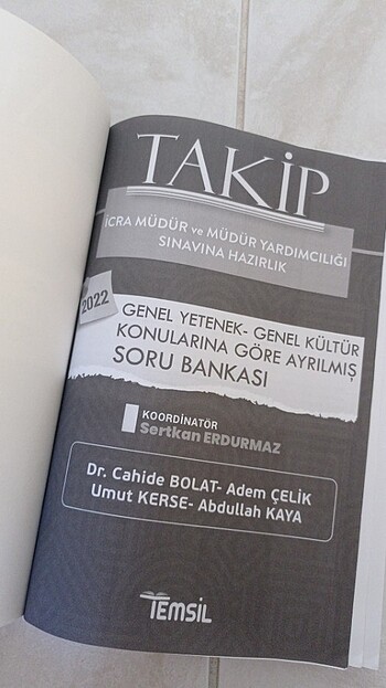  İcra müdürlüğü hazırlık kitabi 