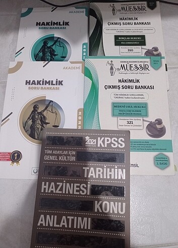 Hakimlik ve icra müd kitapları 