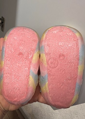 Çok Renkli Dalga Desenli Kız Deniz ve Havuz Ayakkabısı - Görsel 4