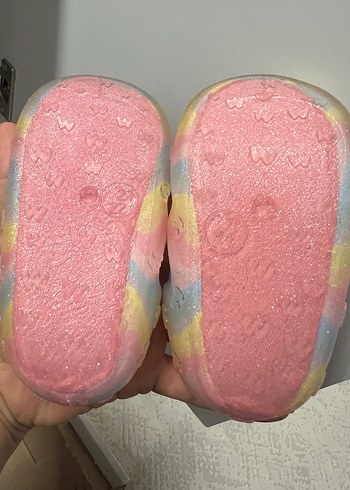 Çok Renkli Dalga Desenli Kız Deniz ve Havuz Ayakkabısı - Görsel 5