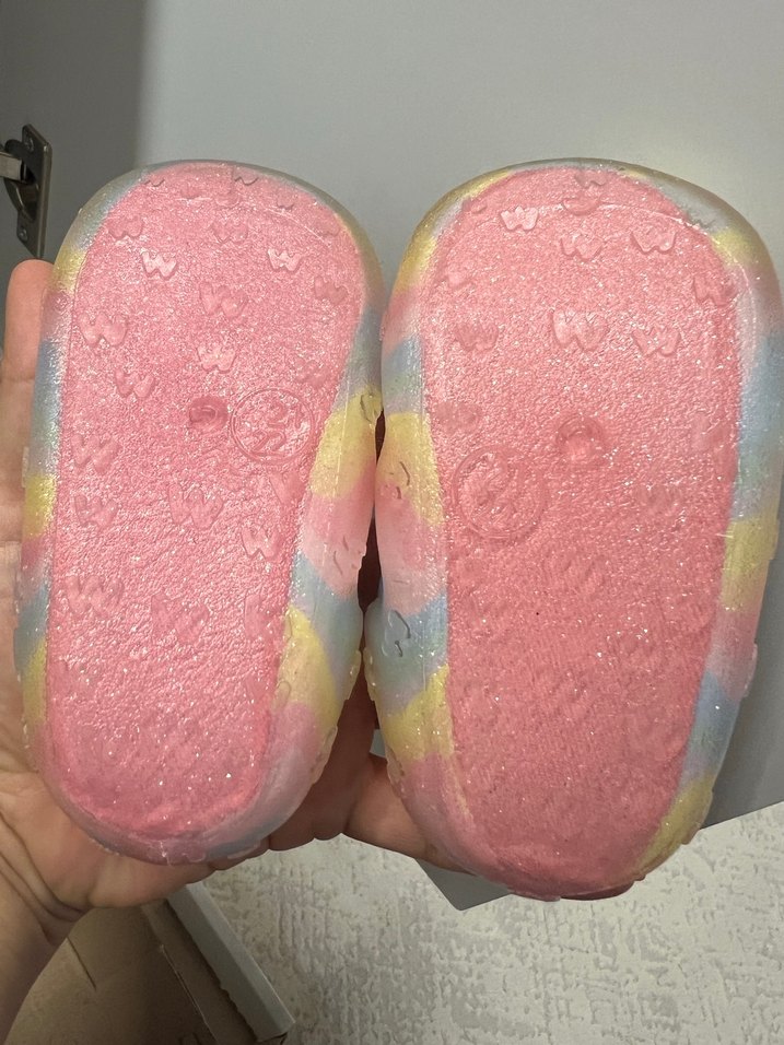 Çok Renkli Dalga Desenli Kız Deniz ve Havuz Ayakkabısı - Görsel 5