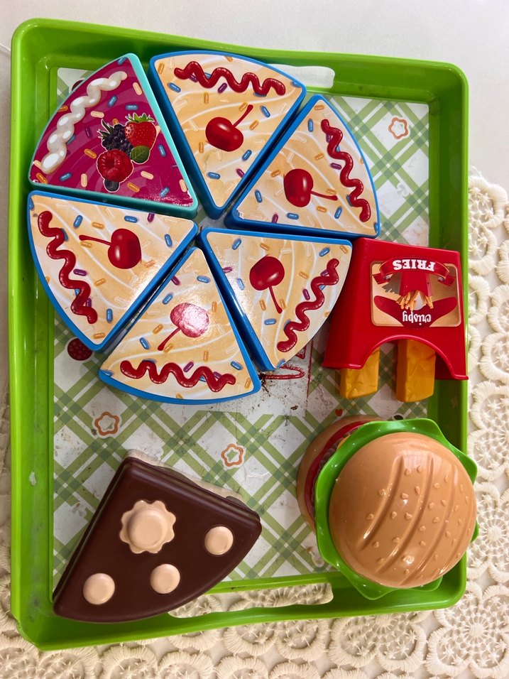 Renkli Oyuncak Yiyecek Seti - Görsel 2