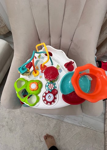 Renkli Çok Fonksiyonlu Eğitici Oyun Masası - Görsel 5