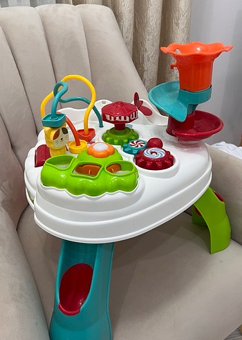 Renkli Çok Fonksiyonlu Eğitici Oyun Masası - Görsel 3