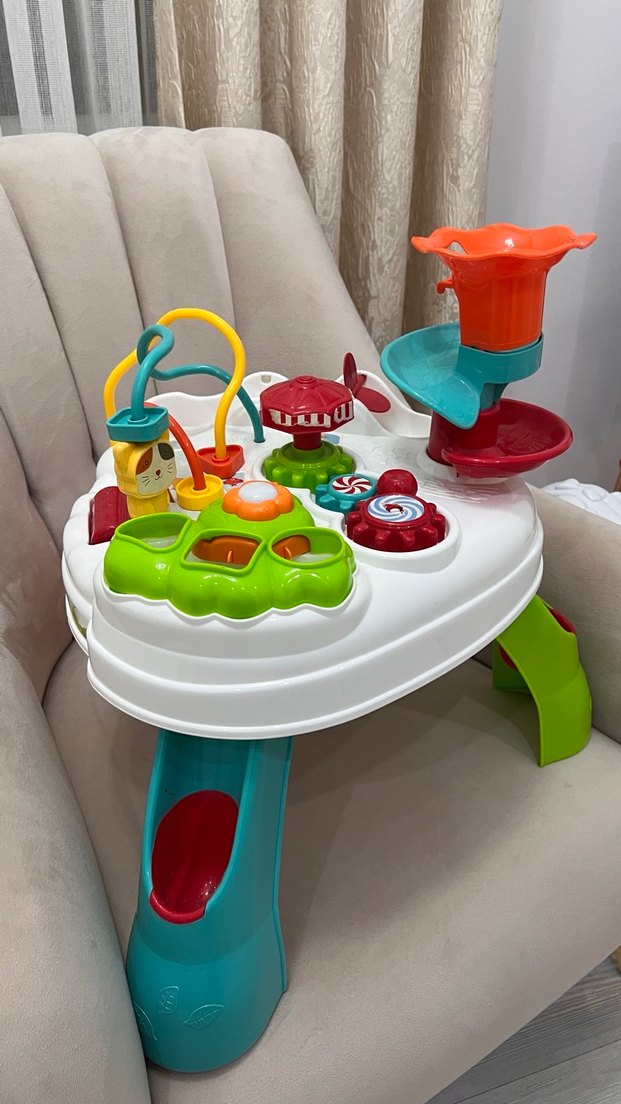 Renkli Çok Fonksiyonlu Eğitici Oyun Masası - Görsel 3