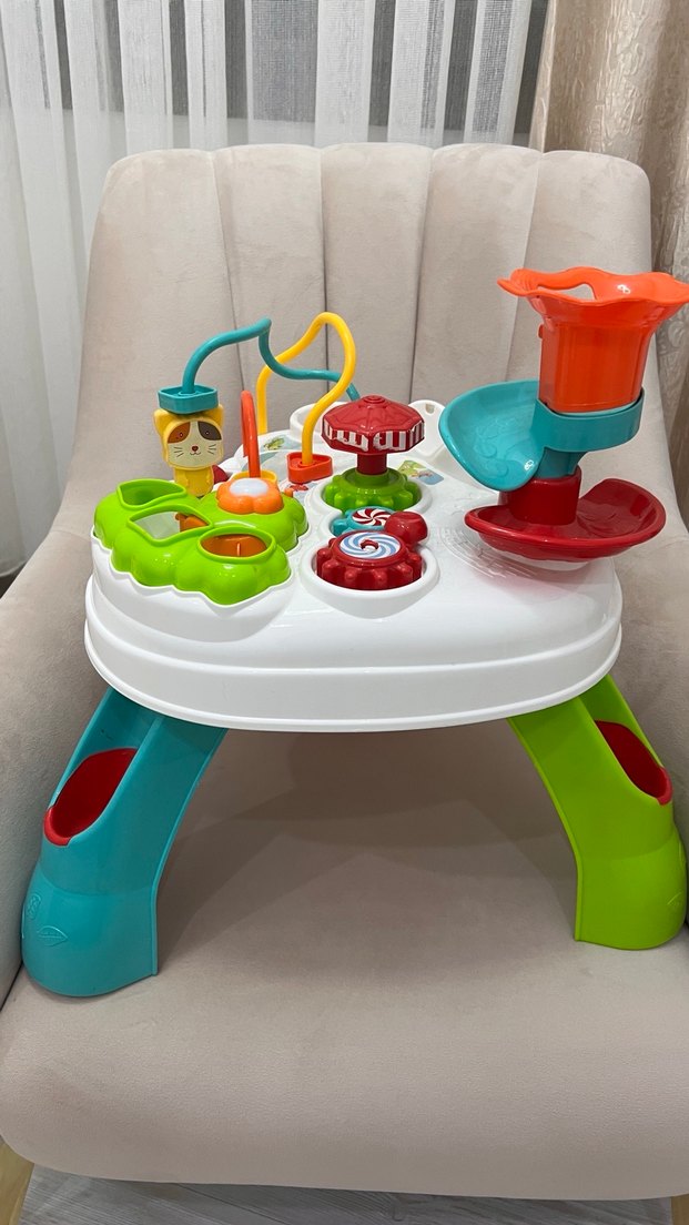 Renkli Çok Fonksiyonlu Eğitici Oyun Masası - Görsel 4