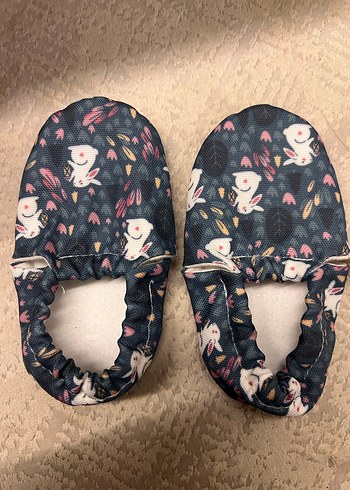 Bohem Çok Renkli Kız Çocuk Sıcak Terlik - Görsel 2