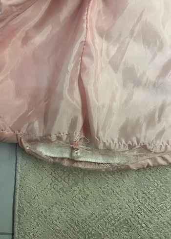 Kız Çocuk Pudra Pembe Fermuarlı Yelek - Görsel 3