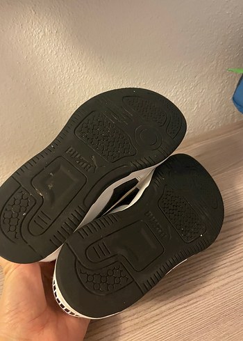 Puma Erkek Çocuk Beyaz Sneaker Velcro - Görsel 6