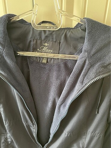 Mavi jeans içi kürklü ceket - Görsel 2