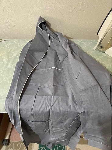 Erkek poplin pijama ve sabahlıktakımı - Görsel 5