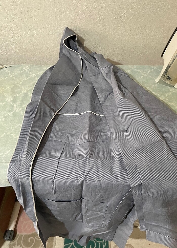 Erkek poplin pijama ve sabahlıktakımı - Görsel 5