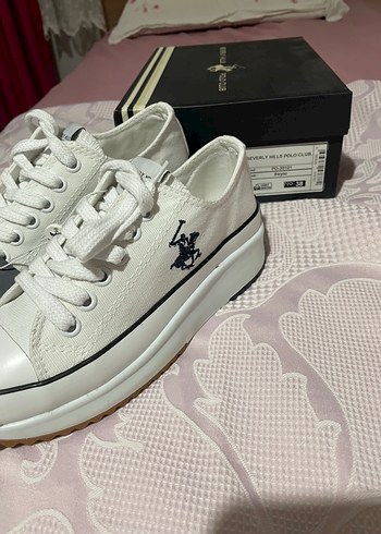 Beverly Hills Polo Club Beyaz Kadın Sneakers - Görsel 2