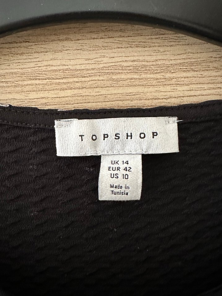 Siyah Puantiyeli Kısa Kol Mini Elbise - Görsel 2