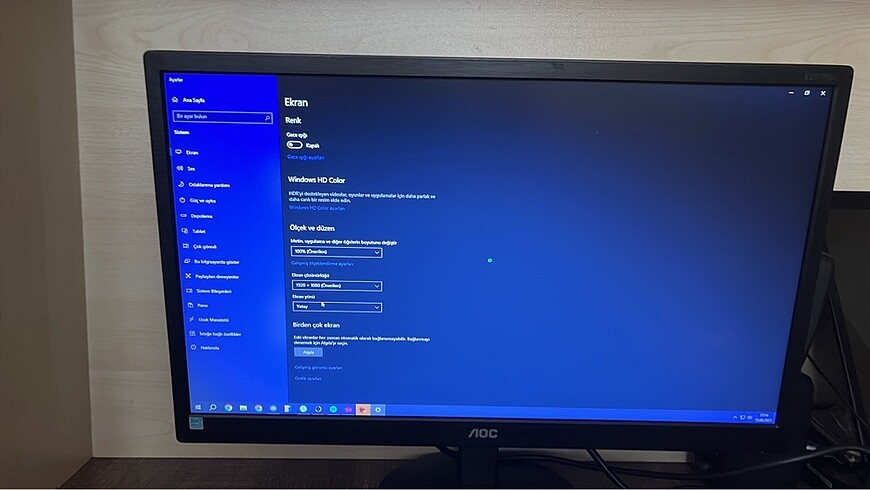 Aoc Monitör 1920x1080 - Görsel 4