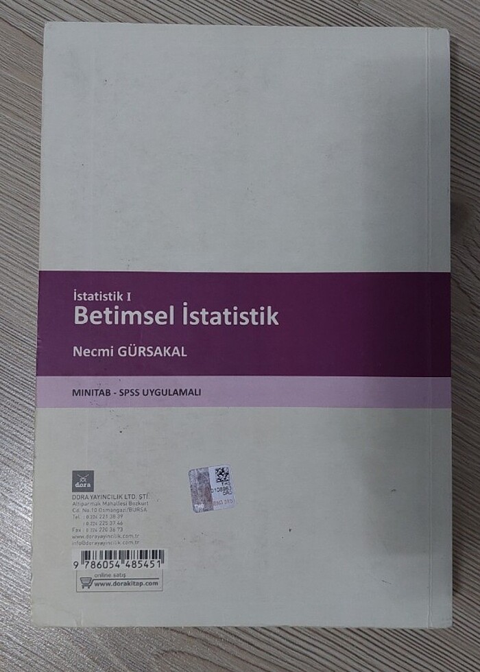 Betimsel İstatistik - Necmi Gürsakal - Görsel 2