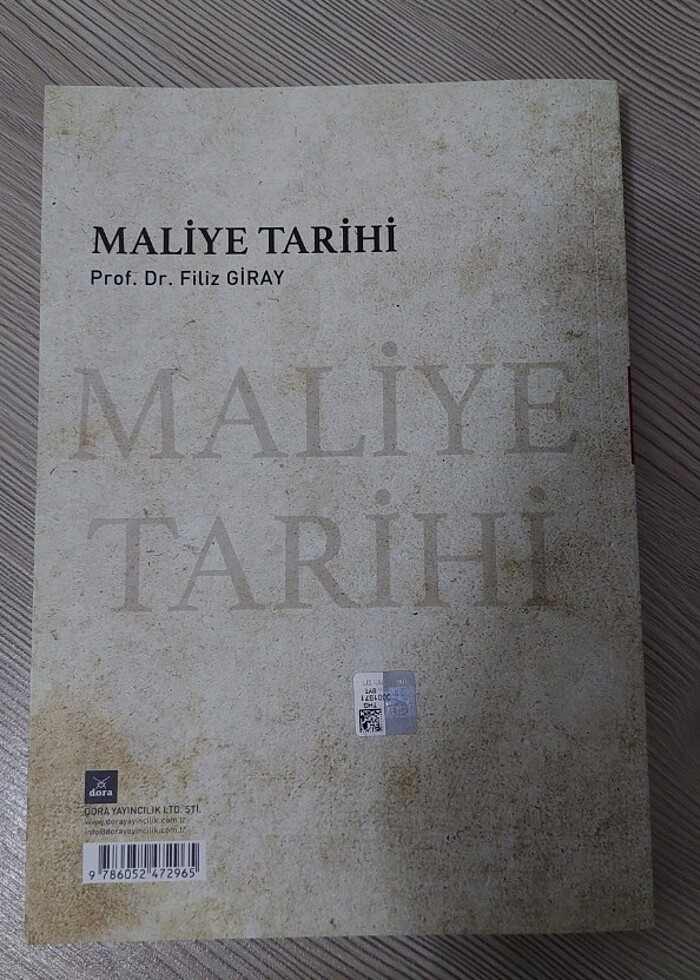 Maliye Tarihi-Prof. Dr. Filiz Giray - Görsel 5