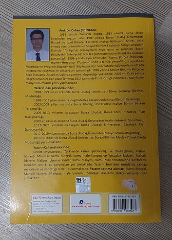 Mahalli İdareler Maliyesi-Prof. Dr. Özhan Çetinkaya - Görsel 2