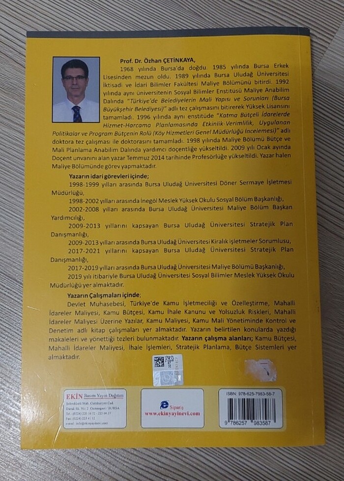Mahalli İdareler Maliyesi-Prof. Dr. Özhan Çetinkaya - Görsel 2