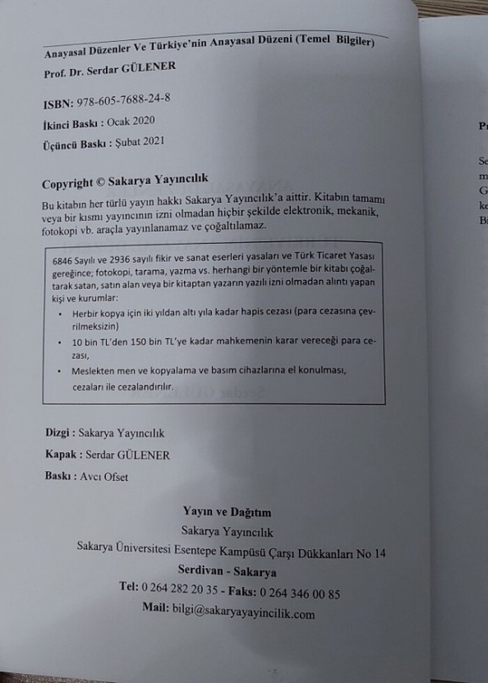 Anayasal Düzenler-Serdar Gülener - Görsel 3