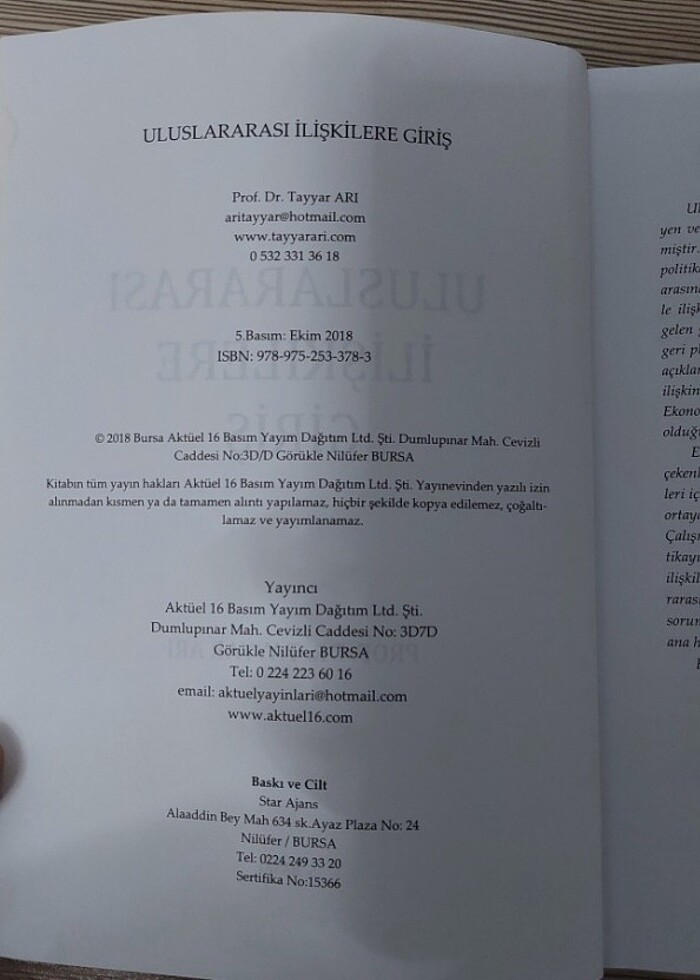 Uluslararası İlişkilere Giriş-Tayyar Arı - Görsel 4