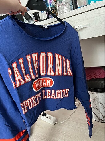 l Beden lacivert Renk Hm crop sweat