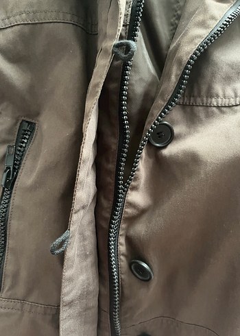 xs Beden Mango Kahverengi Midi Ceket trençkot
