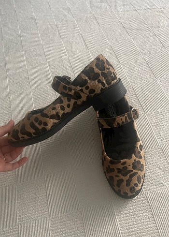 Leopar Desenli Tokalı Loafer - Görsel 4