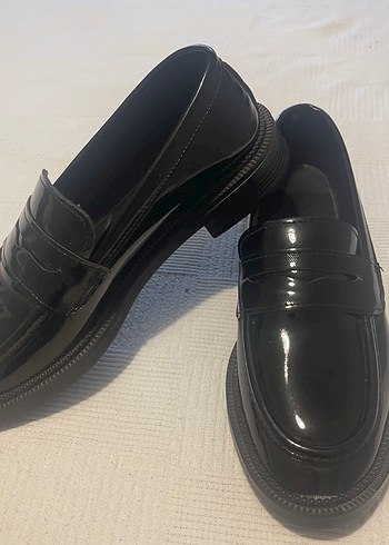 36 Beden siyah Renk Rugan loafer