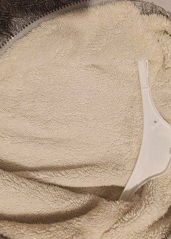 Kapüşonlu Gri Örgü Erkek Çocuk Kazak - Görsel 3