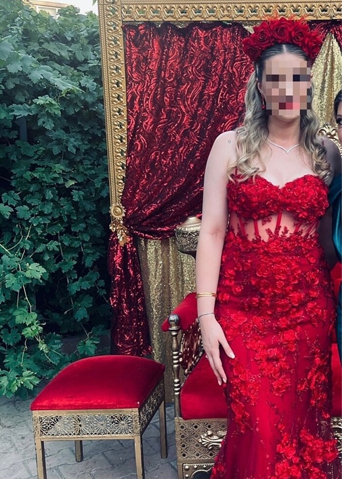 Alda beta kına elbisesi - Görsel 3