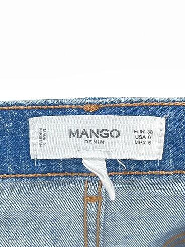 38 Beden mavi Renk Mango Jean / Kot %70 İndirimli.