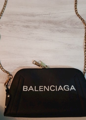 Siyah Kadın Deri Omuz Çantası - Balenciaga - Görsel 2