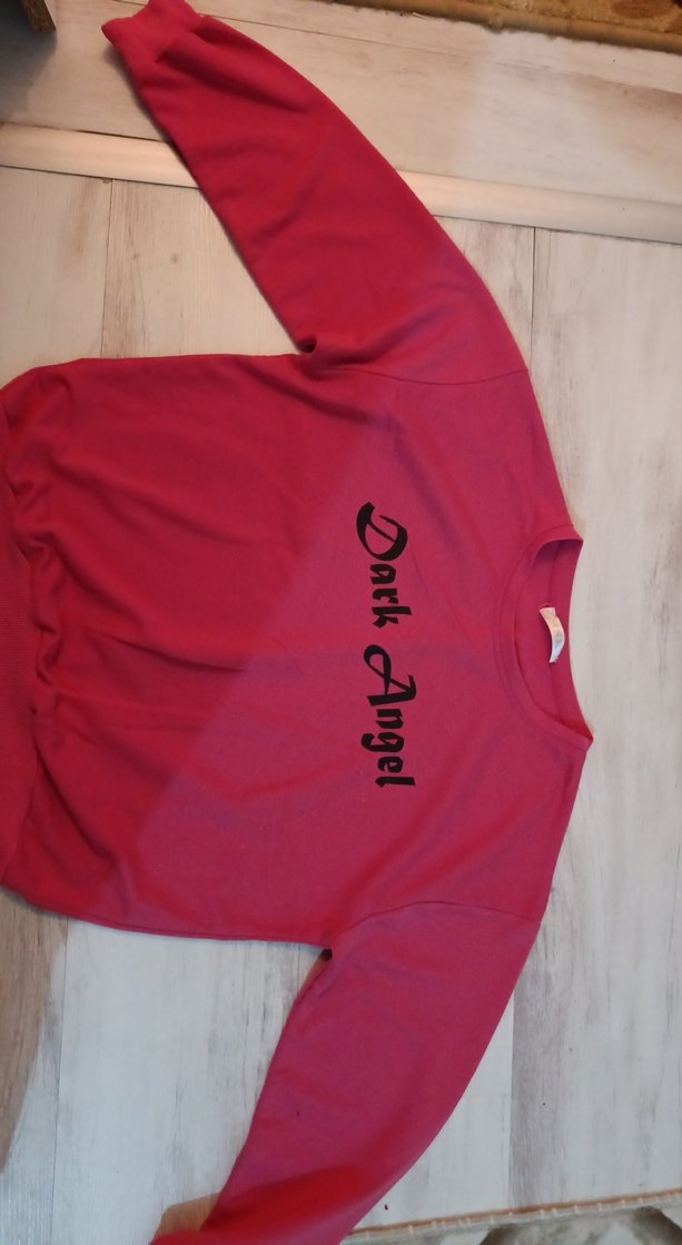 Pembe Koyu Baskılı Çocuk Sweatshirt - Görsel 2