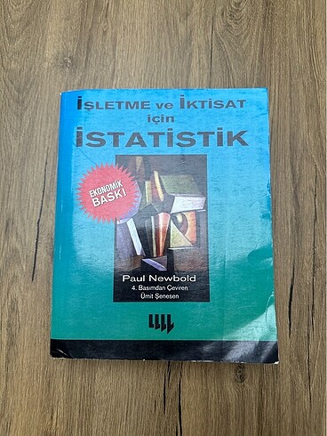 İşletme ve iktisat için istatistik paul newbold